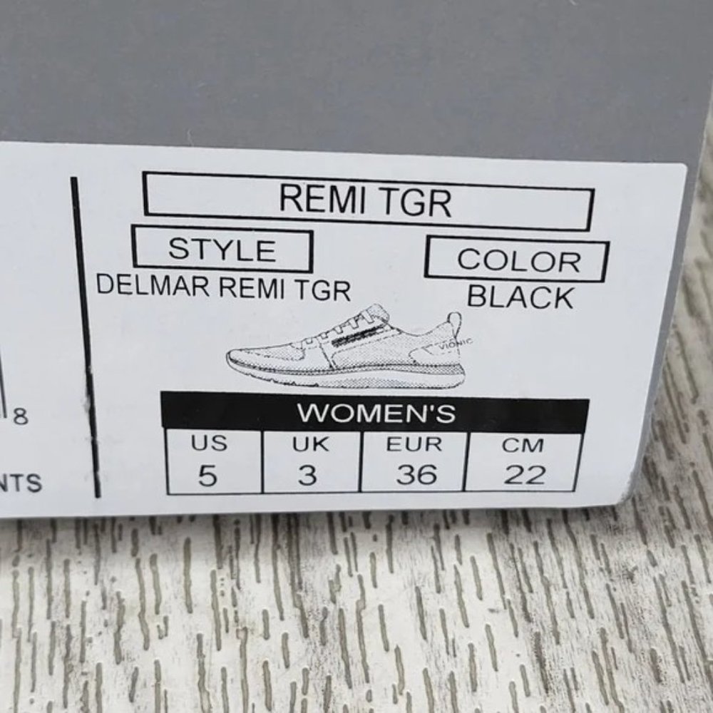 Vionic Delmar Remi Tiger Sneaker - Picture 4 of 4